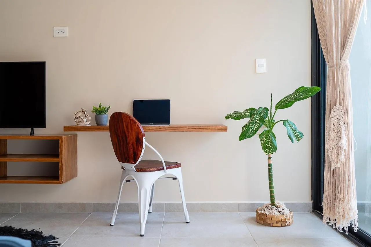 Beautiful Loft With Speed Wifi And Near From Beach Appartement Tulum Pueblo