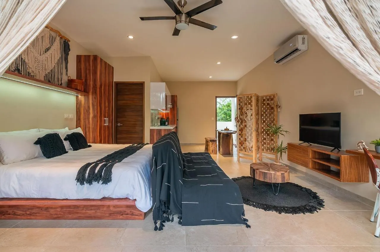 Beautiful Loft With Speed Wifi And Near From Beach Appartement Tulum Pueblo