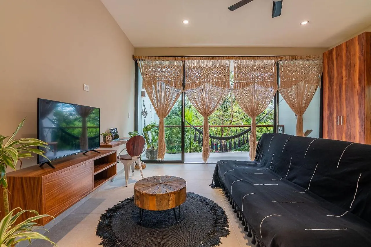Beautiful Loft With Speed Wifi And Near From Beach Appartement Tulum Pueblo