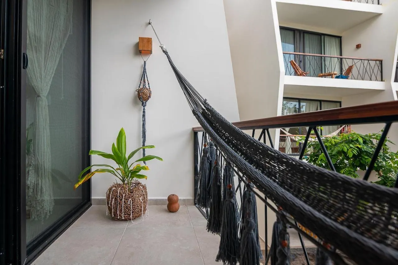 Beautiful Loft With Speed Wifi And Near From Beach Appartement Tulum Pueblo