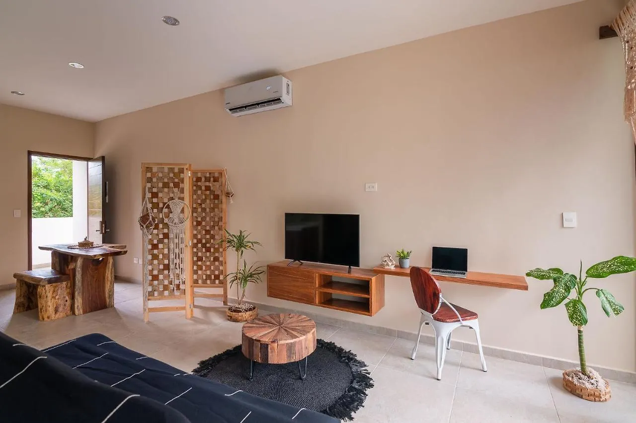 Beautiful Loft With Speed Wifi And Near From Beach Appartement Tulum Pueblo 0*,